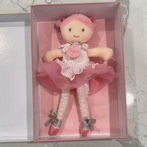 JoLiJou Paris Les Tutus Doudou Plush Ballet Doll Little Pink Ballerina